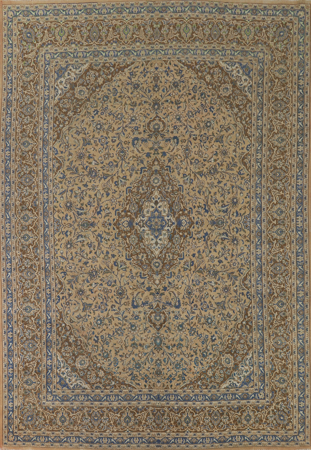 Traditional Mashad Persian Area Rug 10x12