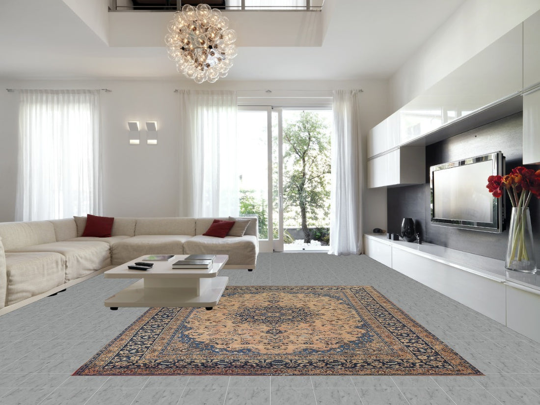 Traditional Mashad Persian Area Rug 10x13