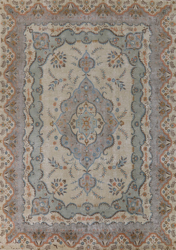 Handmade Wool Tabriz Persian Area Rug 9x11