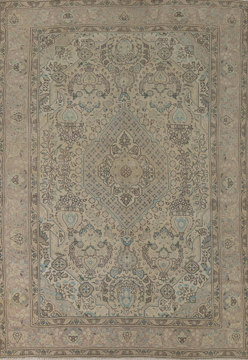 Vintage Wool Tabriz Persian Area Rug 8x11