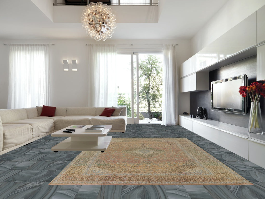 Traditional Large Kashan Persian Rug 10x14