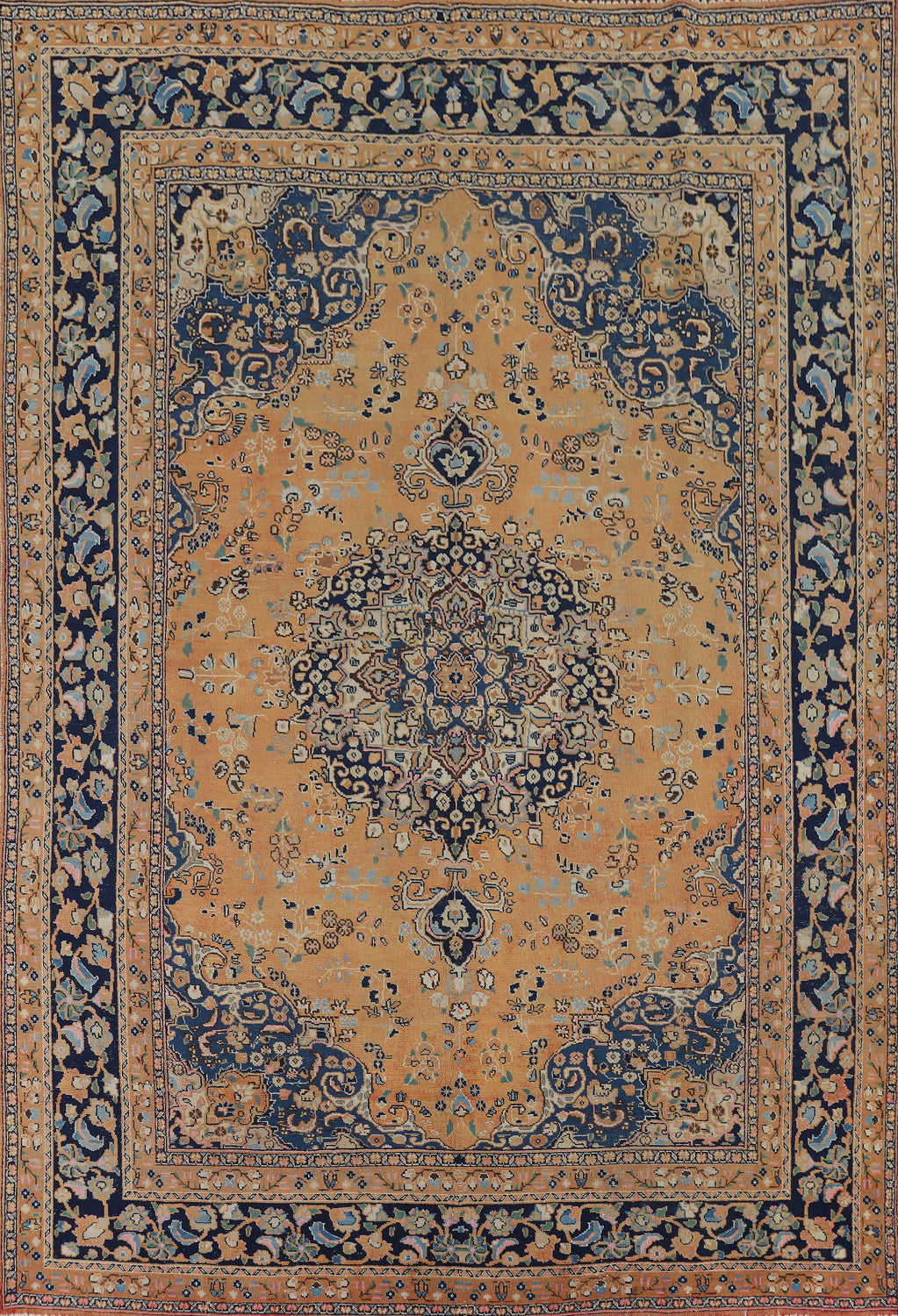 Handmade Wool Mashad Persian Area Rug 8x11
