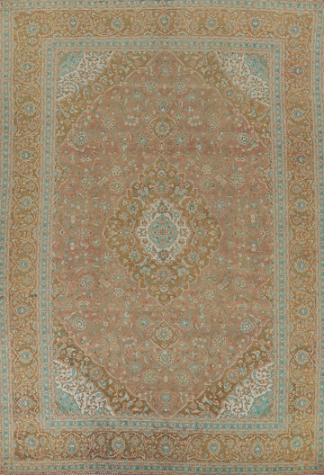 Traditional Floral Kashan Persian Area Rug 10x13