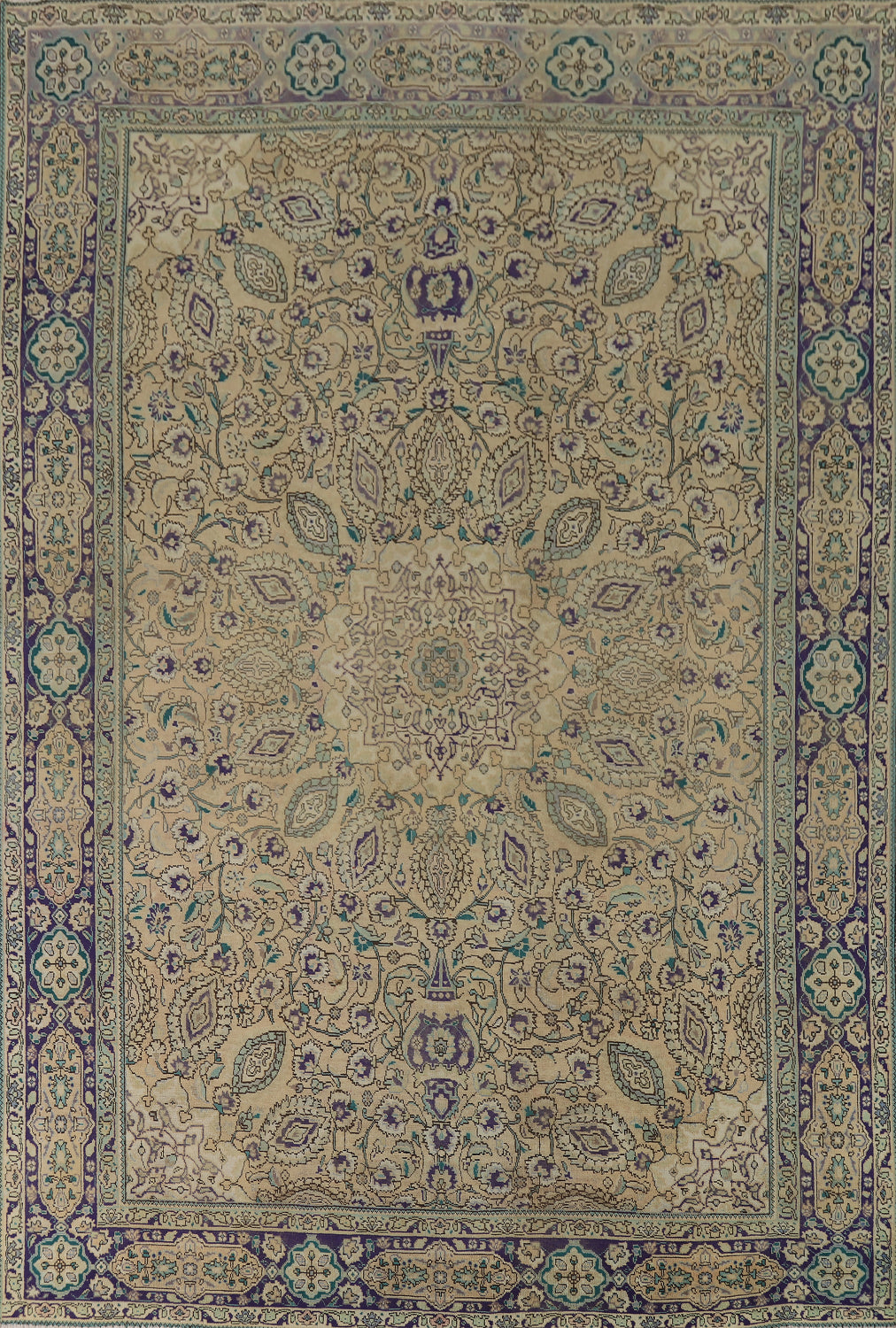 Handmade Floral Tabriz Persian Area Rug 8x11