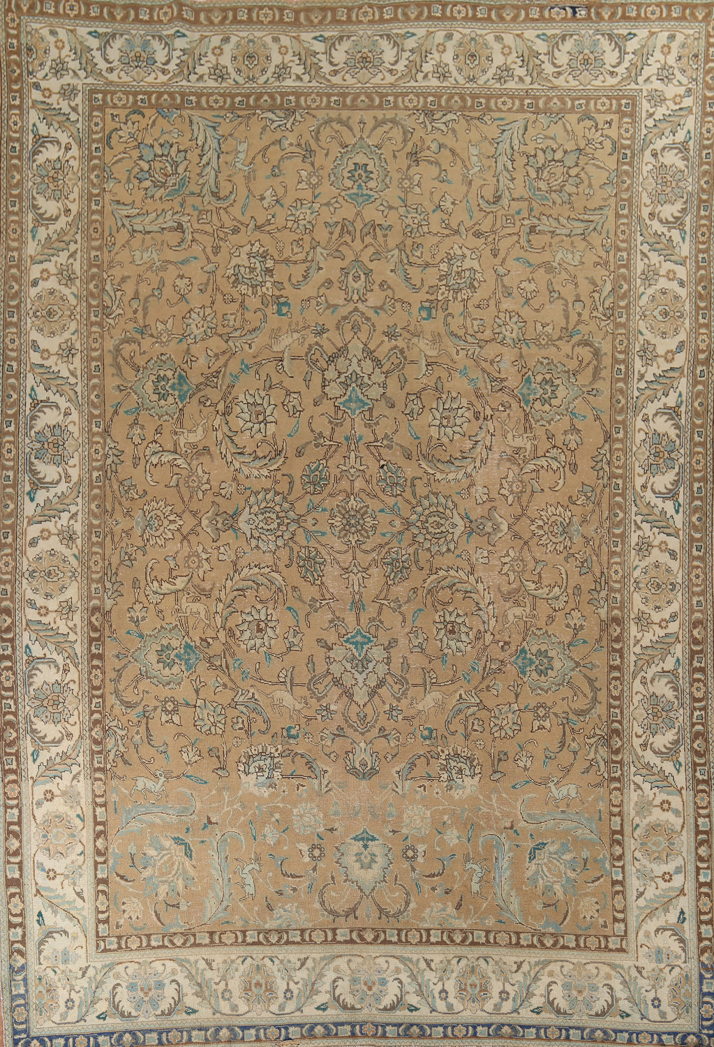 Handmade Floral Tabriz Persian Area Rug 9x12