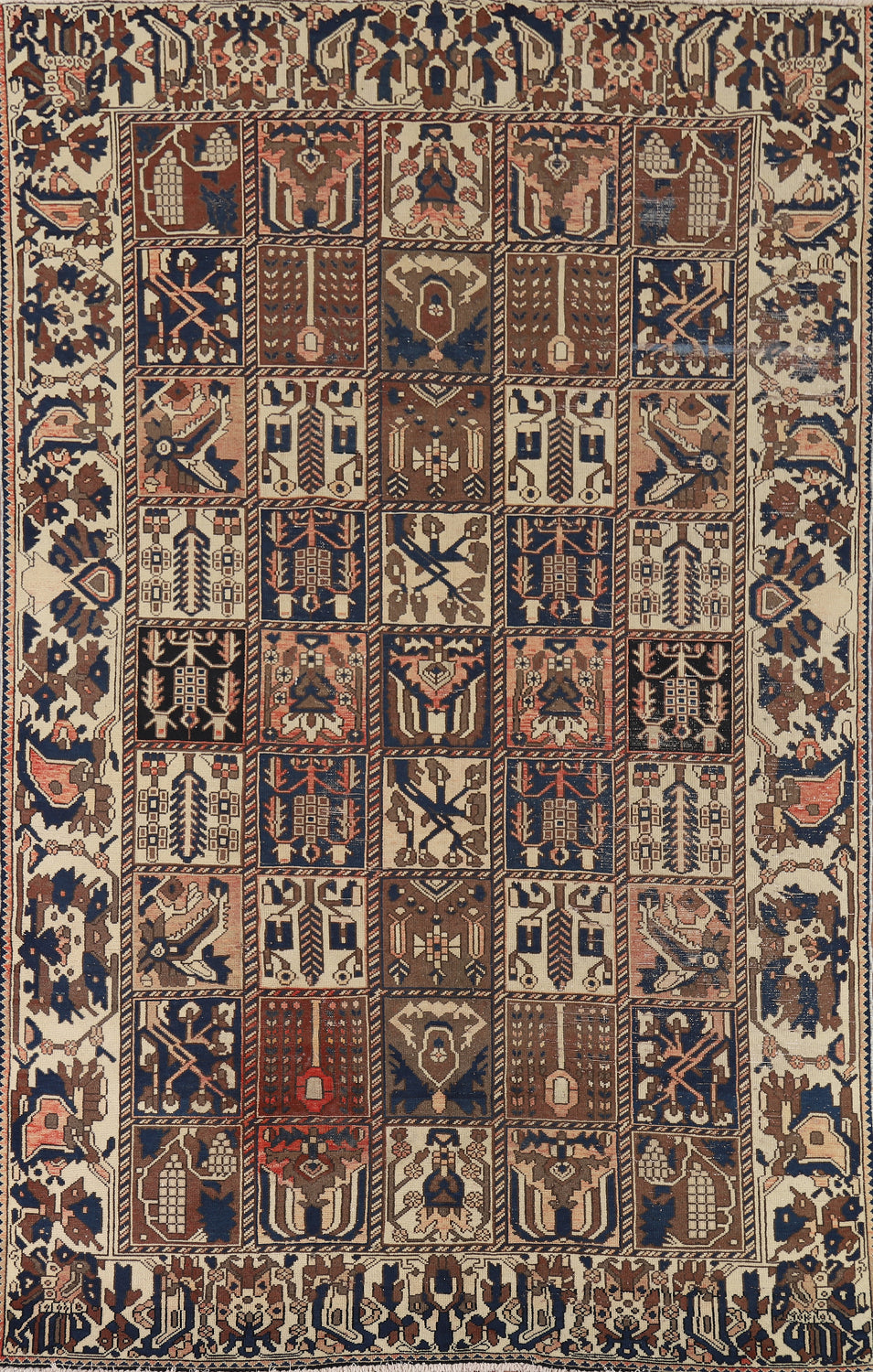 Garden Design Bakhtiari Persian Area Rug 7x10