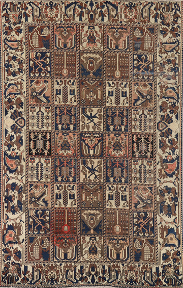 Garden Design Bakhtiari Persian Area Rug 7x10
