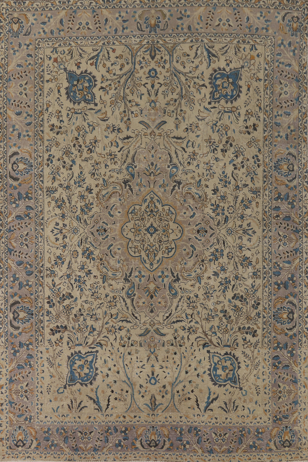 Vintage Floral Tabriz Persian Area Rug 8x11