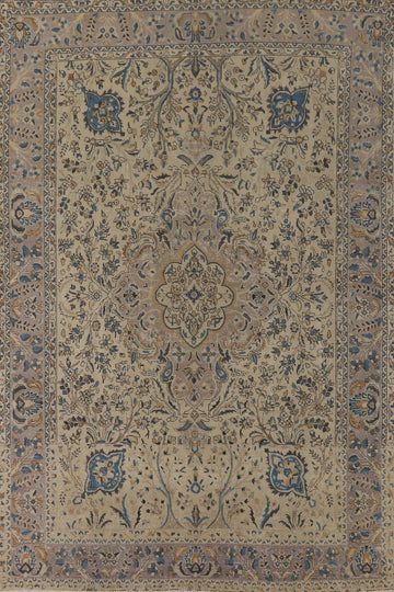 Vintage Floral Tabriz Persian Area Rug 8x11