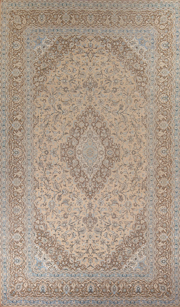 Traditional Mashad Persian Large Rug 10x16