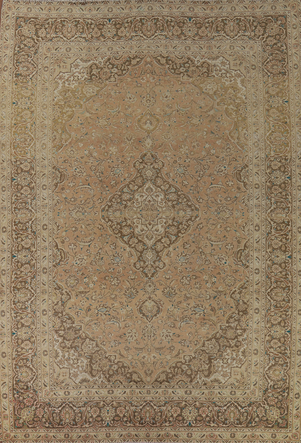 Traditional Mashad Persian Area Rug 10x13