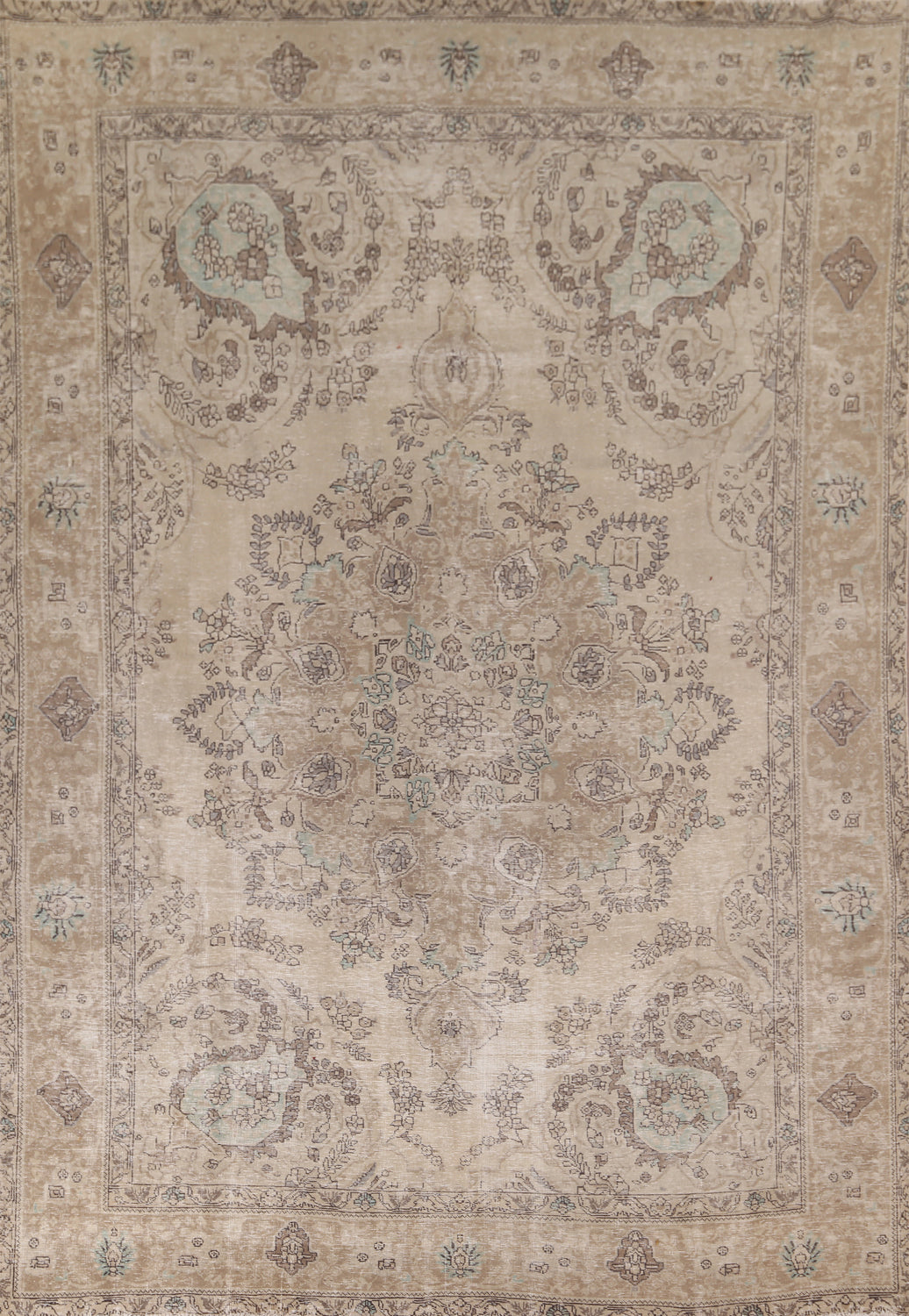Handmade Wool Tabriz Persian Area Rug 9x12