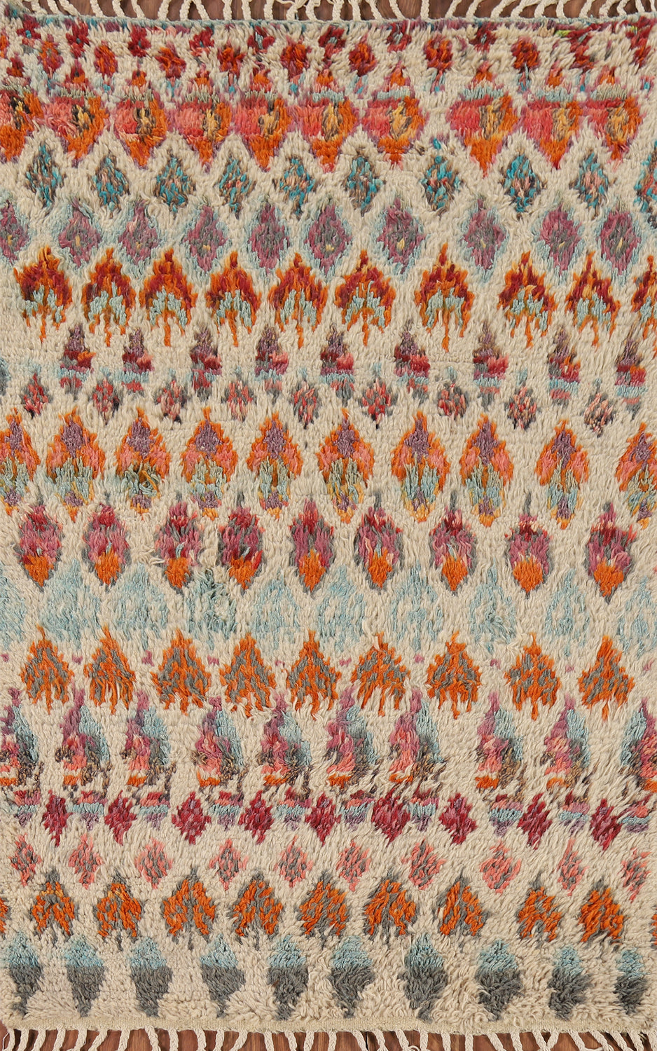 Trellis Plush Moroccan Oriental Runner Rug 3x7