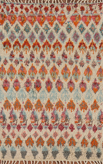 Trellis Plush Moroccan Oriental Runner Rug 3x7