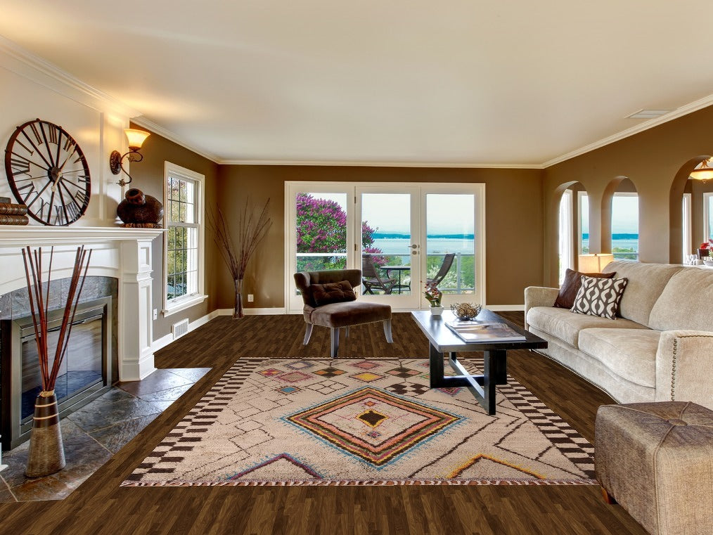 Geometric Moroccan Oriental Area Rug 8x10