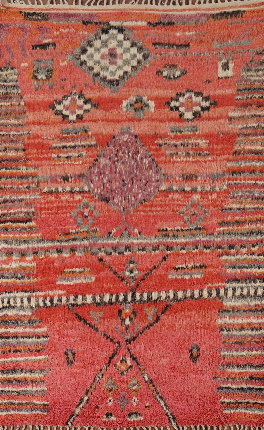 Tribal Geometric Moroccan Oriental Area Rug 6x9