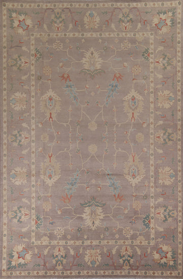 Handmade Oushak Oriental Large Rug 10x14
