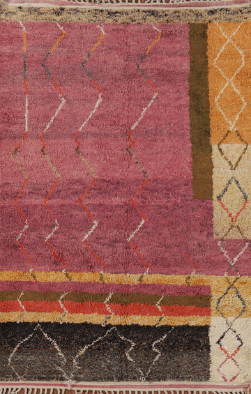 Handmade Wool Moroccan Oriental Area Rug 6x10
