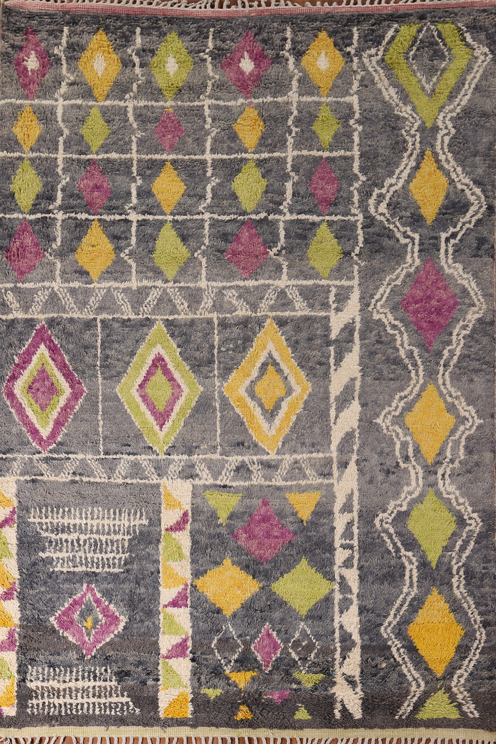 Geometric Plush Moroccan Oriental Area Rug 7x10