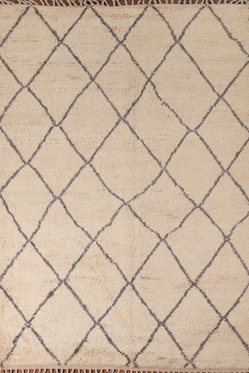 All-Over Trellis Moroccan Wool Area Rug 6x9