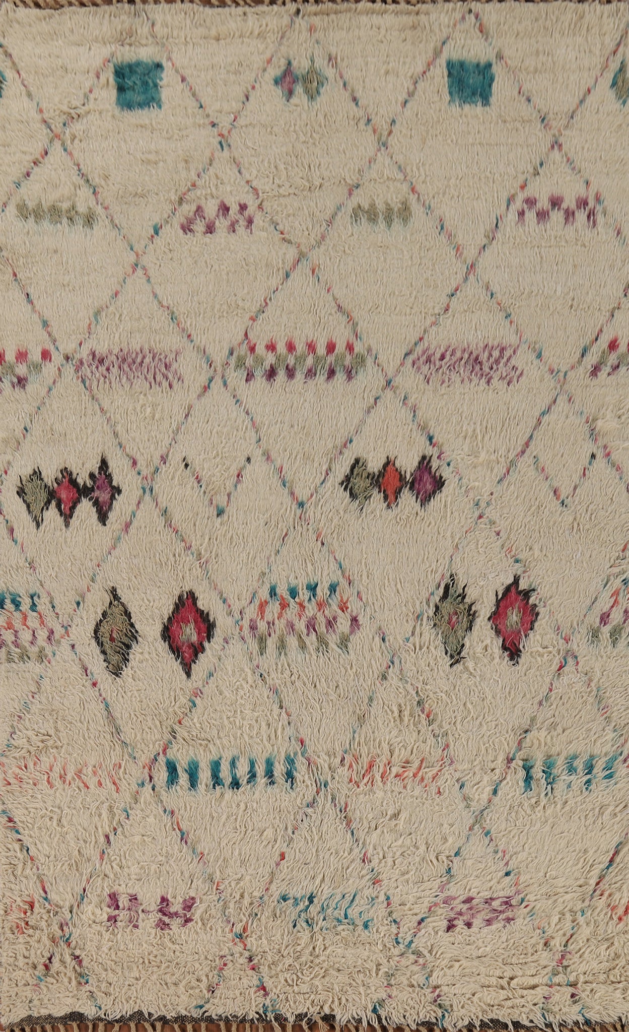 Trellis Plush Moroccan Area Rug 6x10