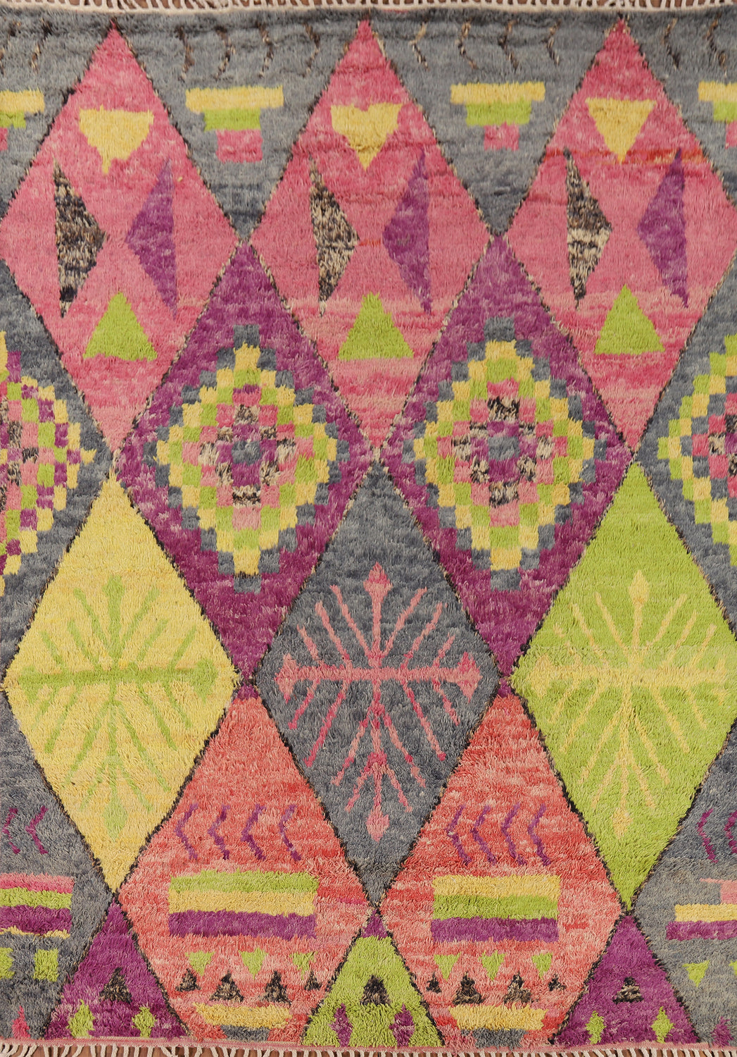 Plush Colorful Moroccan Oriental Area Rug 8x11