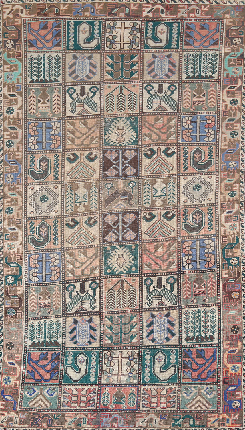 Garden Design Bakhtiari Persian Area Rug 5x10