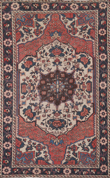 Handmade Bakhtiari Persian Accent Rug 4x7