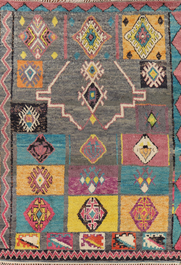 Geometric Plush Moroccan Oriental Area Rug 9x13