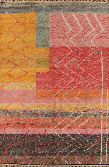 Handmade Plush Moroccan Oriental Area Rug 9x13