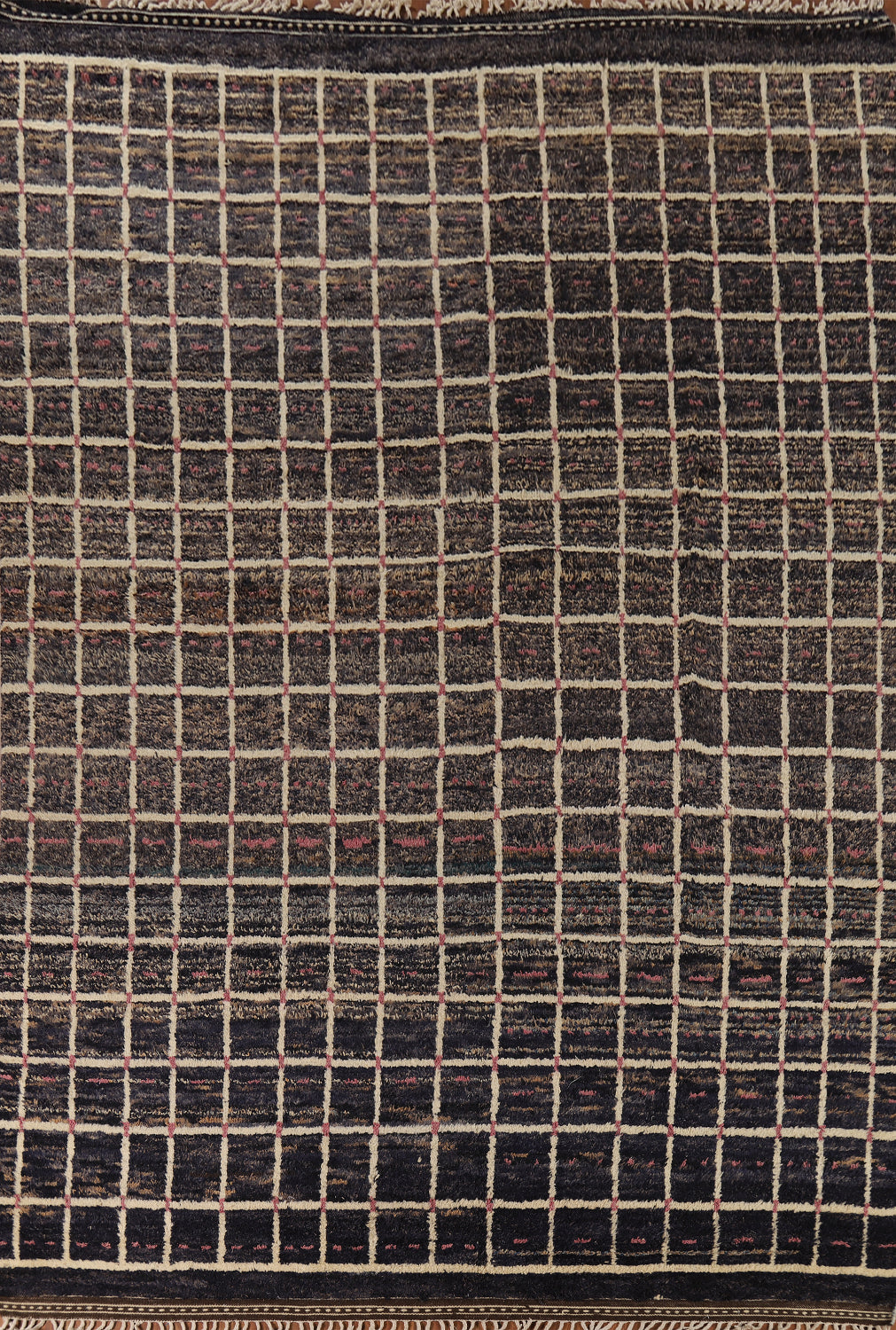 Checkered Moroccan Oriental Large Rug 10x15