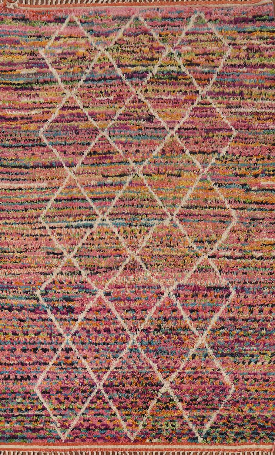 Trellis Plush Moroccan Oriental Area Rug 6x10