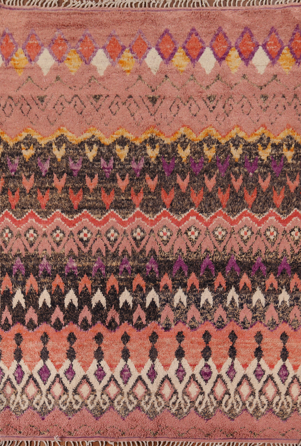 Handmade Wool Moroccan Oriental Area Rug 8x11