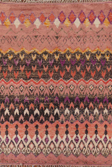 Handmade Wool Moroccan Oriental Area Rug 8x11