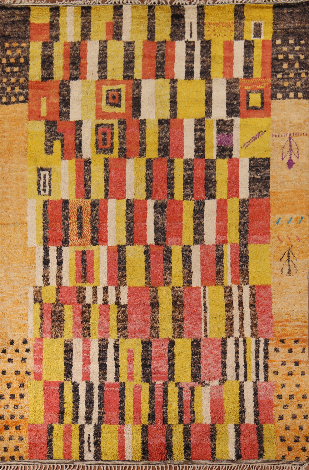 Handmade Plush Moroccan Oriental Area Rug 9x13