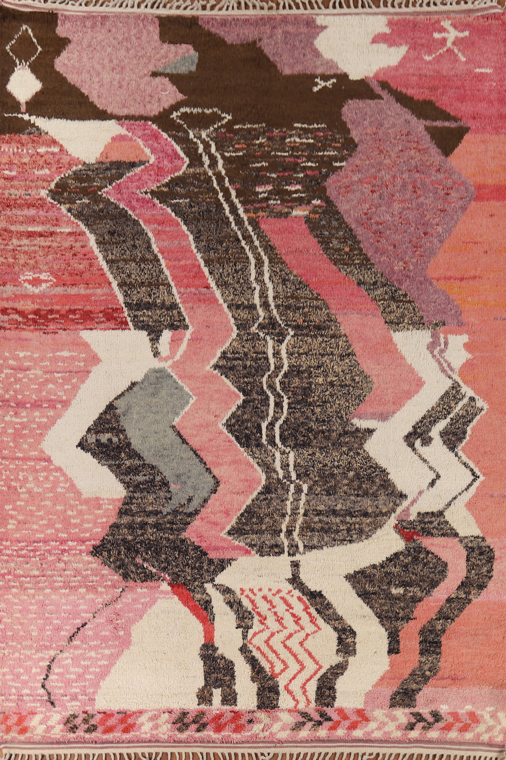 Handmade Wool Moroccan Abstract Area Rug 9x12