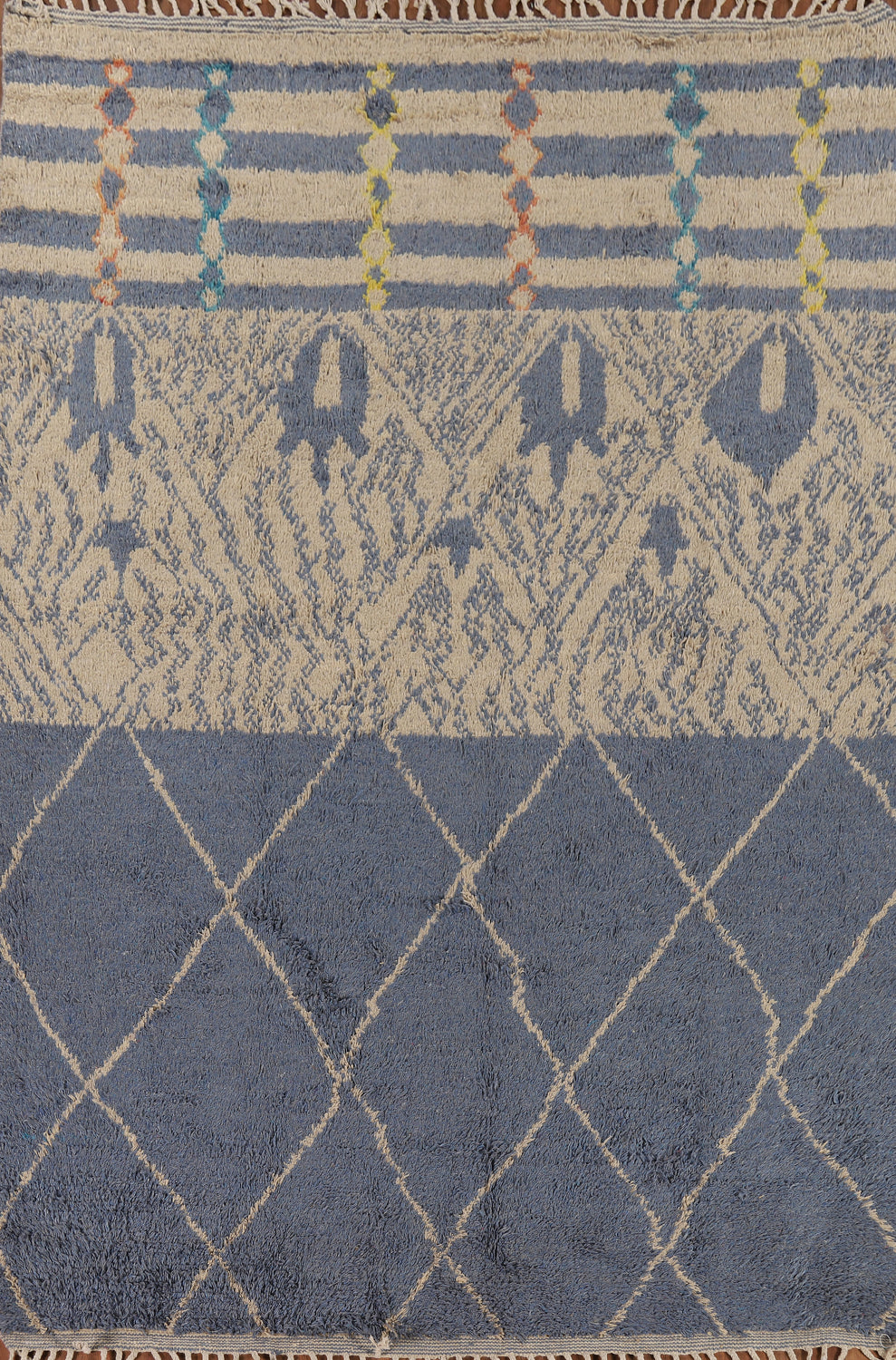 Trellis Plush Moroccan Oriental Area Rug 7x10