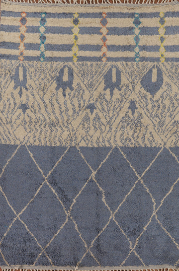 Trellis Plush Moroccan Oriental Area Rug 7x10