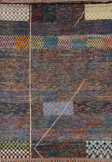 Handmade Plush Moroccan Oriental Area Rug 8x11