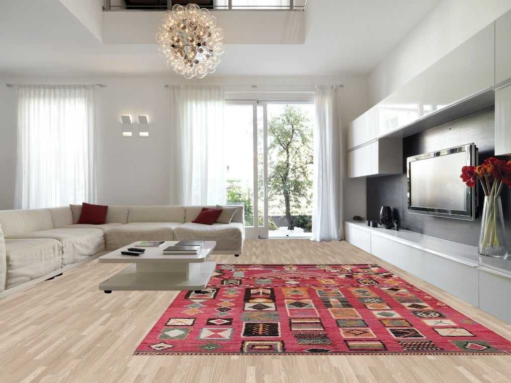 All-Over Geometric Moroccan Large Rug 10x15