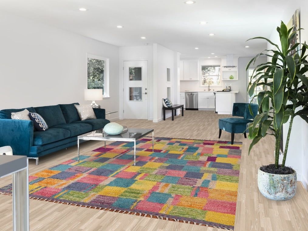 Colorful Plush Moroccan Oriental Area Rug 7x10
