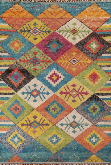 All-Over Trellis Moroccan Oriental Area Rug 9x12
