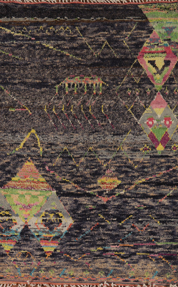 Handmade Moroccan Oriental Area Rug 6x9