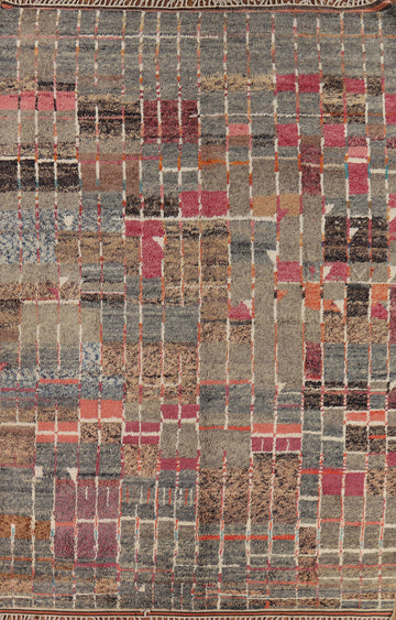 Handmade Plush Moroccan Large Rug 10x15
