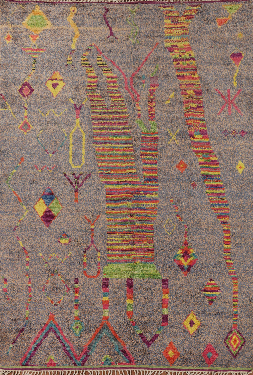 Handmade Moroccan Oriental Area Rug 9x13