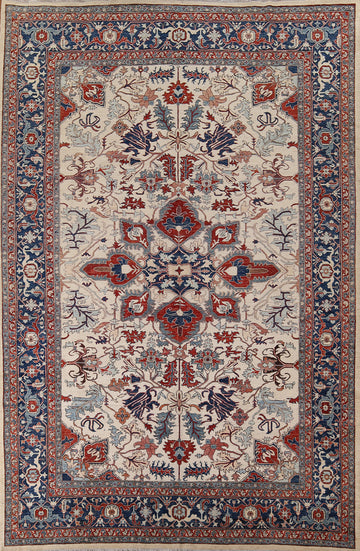 Handmade Wool Kazak Oriental Large Rug 10x14