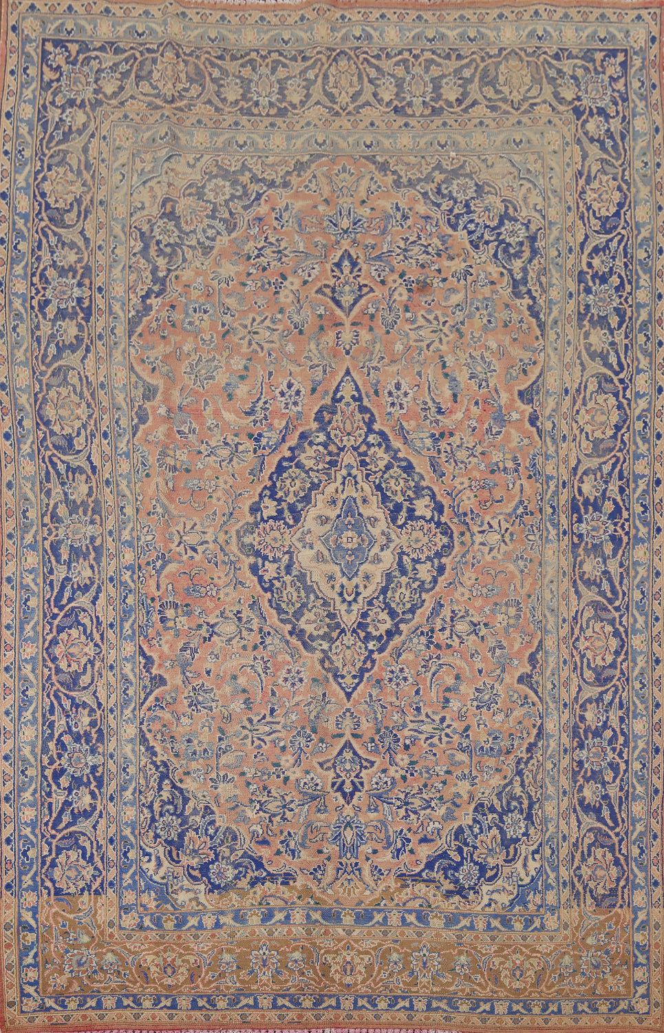 Traditional Mashad Persian Area Rug 7x10