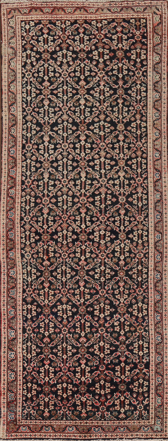 All-Over Geometric Mahal Persian Runner Rug 3x11