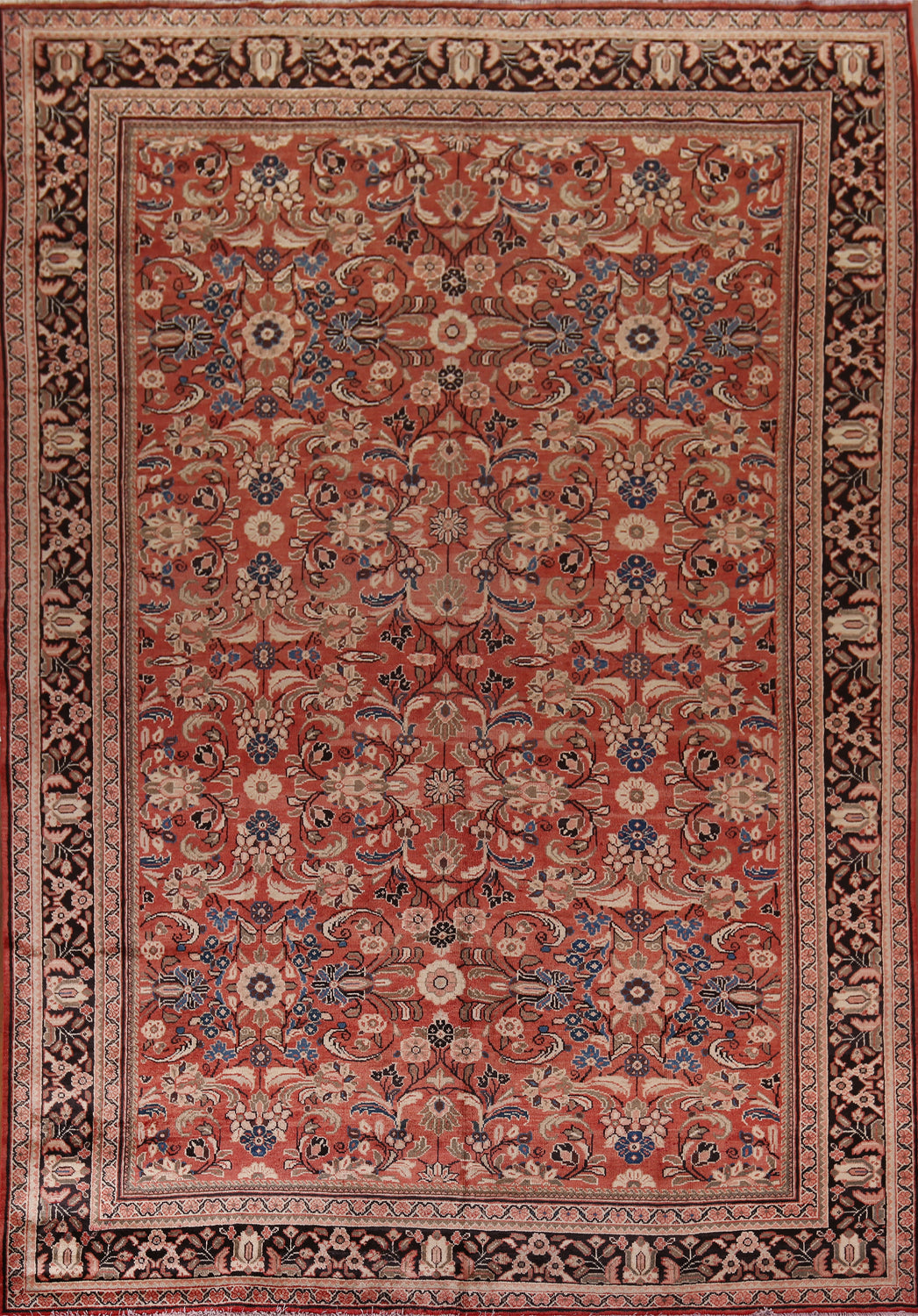 All-Over Floral Mahal Persian Area Rug 10x13