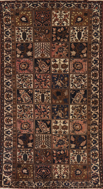 Garden Design Bakhtiari Persian Living Room Rug 5x10